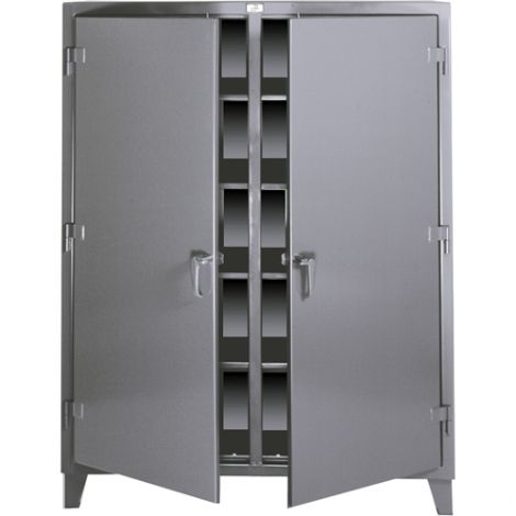 Double Shift Storage Cabinets - 24"D x 72"W x 72"H