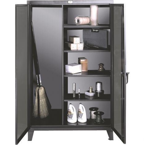 Broom Closet Storage Cabinet - 60"W x 24"D x 72"H