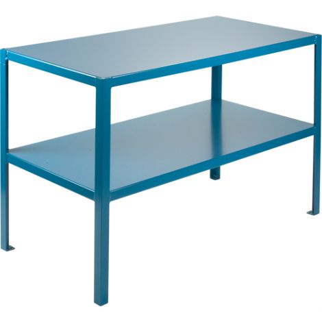 Heavy-Duty Machine Stands - Width: 48" - Depth: 24" - Height: 32" - Work Surface: Steel