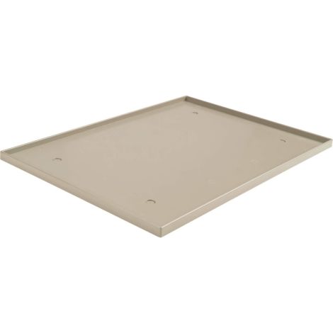 Locker Base Insert, Fits Locker Size 10" x 18", Beige, Plastic, Case/Qty: 4