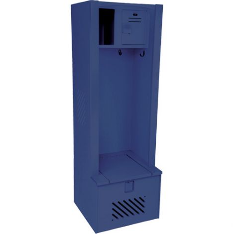 Lenox® High-Density Polyethylene Gear Locker - 18"D x 24"W x 72H - Colour: Dark Blue