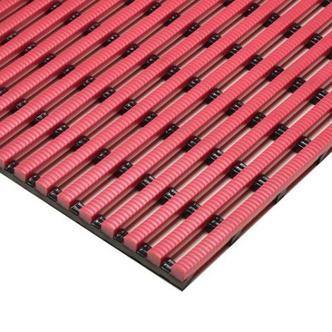 Heronrib Matting - 2' x 33' -  Colour: Red