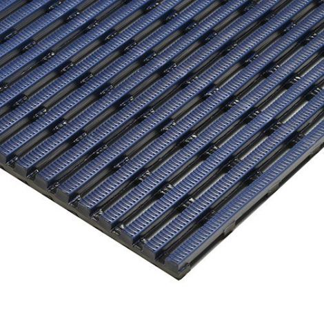 Heronrib Matting - 2' x 33'  - Colour: Oxford Blue