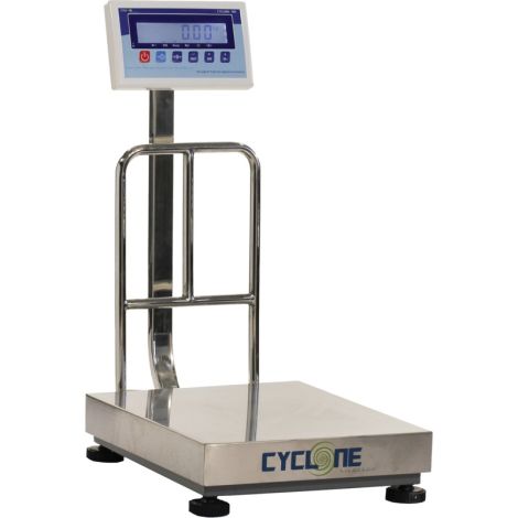 Cyclone 150 Bench and Platform Scale, 300 lbs. /150 kg cap., 15-3/4"L x 19-7/10"W