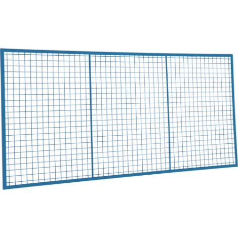 Wire Mesh Partition Panel - Dimensions: 8'W x 3'H