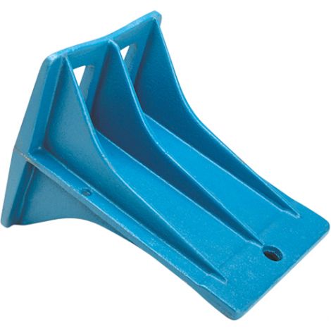 Iron Wheel Chocks - Dimensions: 8"W x 12"L x 9"H