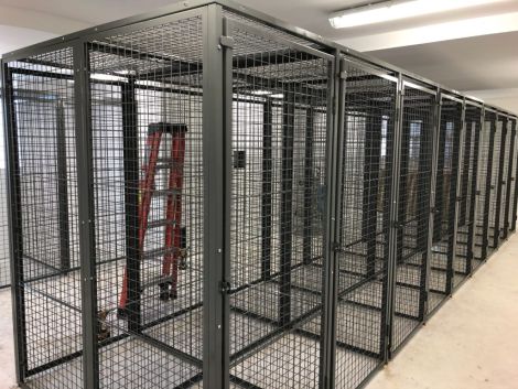 Wire Mesh Storage Lockers