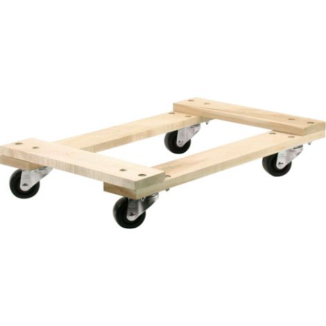 Wood Dollies - Dimensions: 18"W x 24"L - Platform Type: Standard