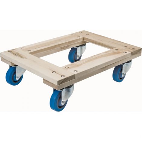 Wood Dollies - Dimensions: 18"W x 30"D - Platform Type: Standard 