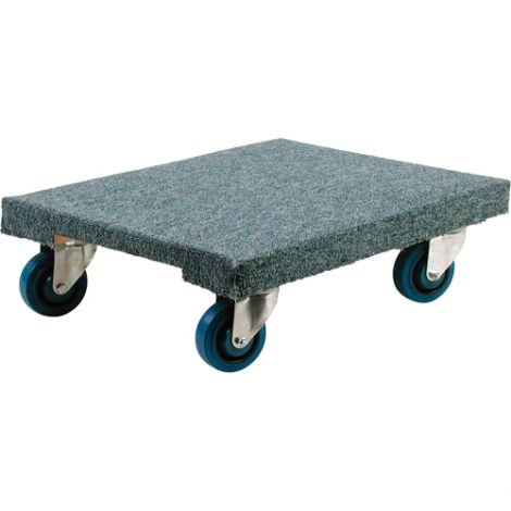 Wood Dollies - Dimensions: 18"W x 30"D - Platform Type: Carpeted