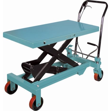 Heavy-Duty Hydraulic Scissor Lift Table, 39-3/8"L x 20-1/8"W, Steel, 1650 lbs. Capacity