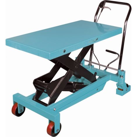 Heavy-Duty Hydraulic Scissor Lift Table, 40"L x 20-1/8"W, Steel, 2200 lbs. Capacity