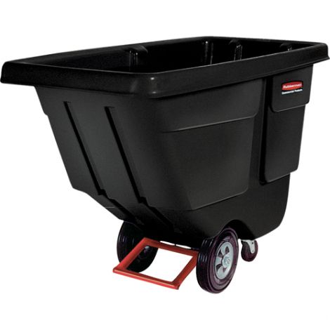 Rubbermaid® Polyethylene Tilt Truck - Capacity: 1 cu. yd. / 850 lbs. 