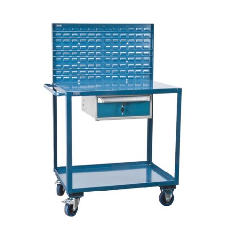 Mobile Service Cart - No. of Shelves: 2 