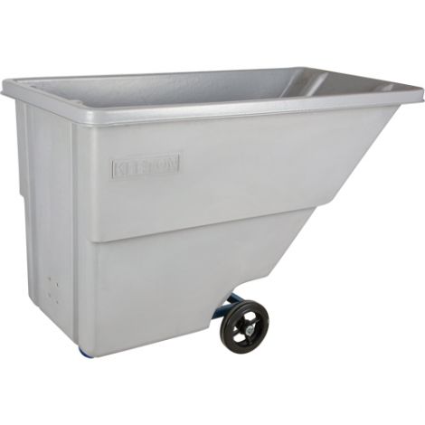 Kleton® Polyethylene Tilt Trucks - Volume Capacity: 5/8 cu.yd. - Durability: Light Duty