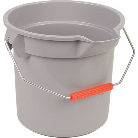 Brute® Buckets - Colour: Grey - Capacity: 3.5 US Gallon (14 Quart) Case/Qty 4