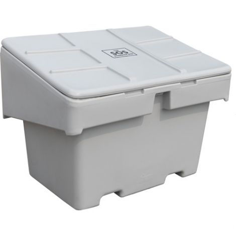 Salt Sand Container SOS™ w/Hasp - Capacity: 11 cu. Ft. - Colour: Grey - Height: 30"