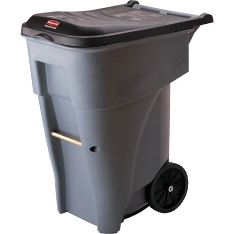 BRUTE® Roll Out Containers - Capacity: 65 US gal. - Grey