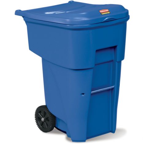 Brute® Roll Out Containers - Capacity: 95 US gal. - Blue