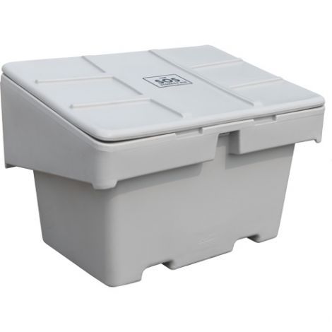 Salt Sand Container SOS™ w/Hasp - Capacity: 18.5 cu. Ft. - Colour: Grey - Height: 34"