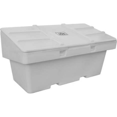 Salt Sand Container SOS™ w/Hasp - Capacity: 36 cu. Ft. - Colour: Grey - Height: 36"