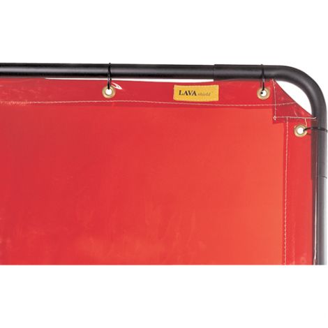 Welding Screen and Frame, Orange, 8' x 6'