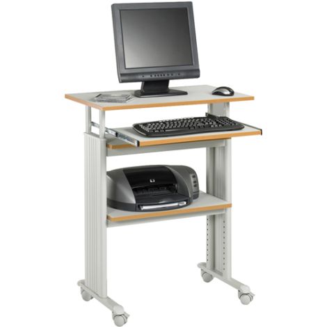 MUV™ Stand-Up Adjustable Height Workstations, Grey