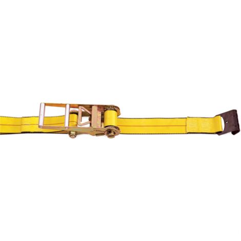 Ratchet Straps, Flat Hook, 3"W x 30'L, 5400 lbs. (2450 kg) Working Load Limit