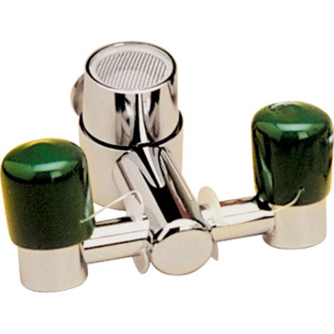 Faucet Eyewash Stations - Coverage Area: Eye - Installation Type: Faucet-Mount - Bowl Material: None