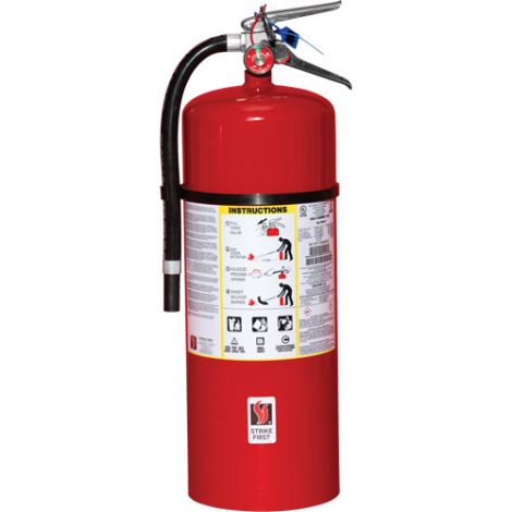 Steel Dry Chemical ABC Fire Extinguishers - Capacity: 20 lbs. - Rating: 10A:120BC