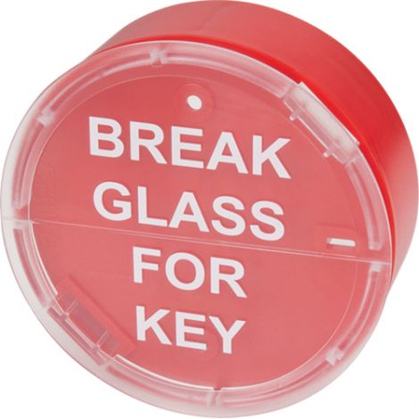 Key Box - Printed glass, Break Glass For Key - Case/Qty: 3