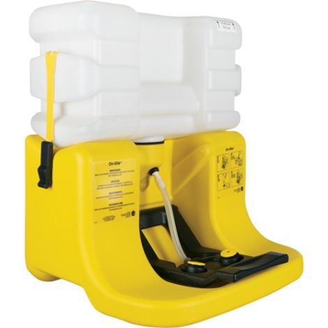 On-Site® Gravity-Fed Eyewash Station - Type: Gravity-Fed - Standard(s) Met: ANSI Z358.1 - Capacity: 7 gal.