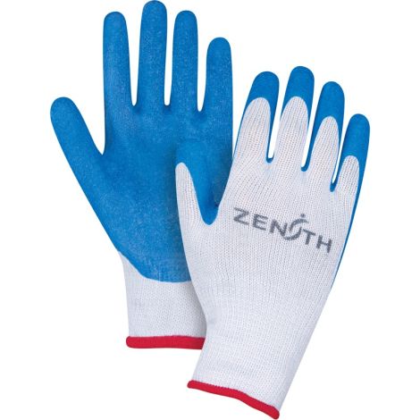 Natural Rubber Seamless Knit Coated Gloves, 8/Medium, Rubber Latex Coating, 10 Gauge, Polyester/Cotton Shell, Case/Qty: 120 Pairs