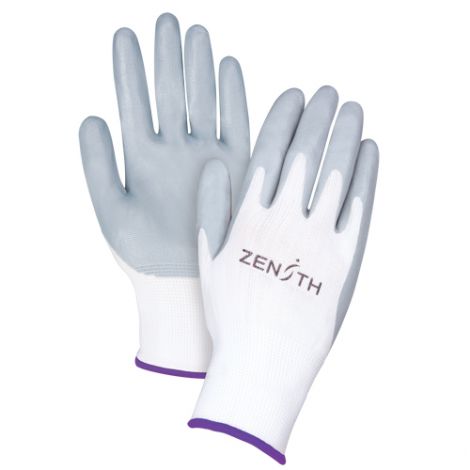 Lightweight Nitrile Foam Palm Coated Gloves - Size: X-Small (6) - Case/Qty: 60 Pairs