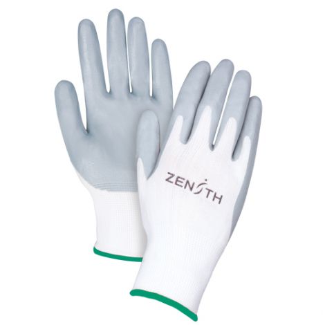 Lightweight Nitrile Foam Palm Coated Gloves - Size: Medium (8) - Case/Qty: 60 Pairs