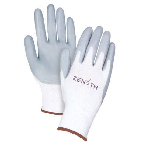 Lightweight Nitrile Foam Palm Coated Gloves - Size: Large (9) - Case/Qty: 60 Pairs