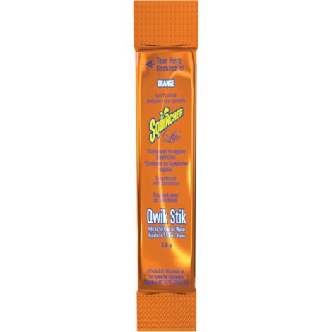 Sqwincher® Qwik Stik Lite Convenient Single Servings! - Flavour: Orange - Servings/Package: 100