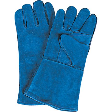 Outside Double Palm & Thumb Welder's Gloves - Size: Large - Case/Qty: 24 Pairs