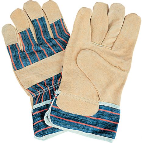 Split Pigskin Fitters Gloves - Size: X-Large - Lining: Cotton - Case/Qty: 36 Pairs