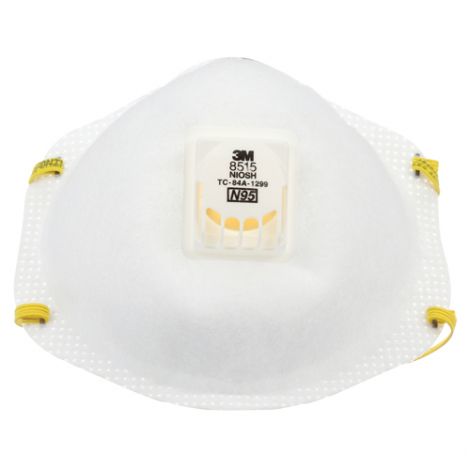 8515 N95 Welding Particulate Respirators - Size: Standard - Case/Qty: 3 Boxes (30 Respirators)