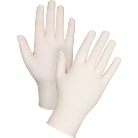 Examination Grade Latex Gloves, Powder-Free - Size: X-Large - Case/Qty: 20 Boxes (100 per box)