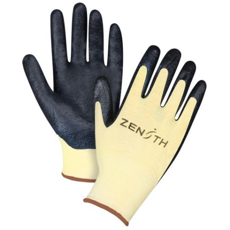 Foam Nitrile Coated Aramid Gloves - Size: Large (9) - Case/Qty: 18 Pairs