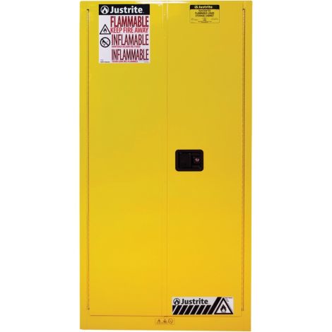 Sure-Grip® Ex Flammable Storage Cabinets, 60 gal. Cap., 2 Door, 34"W x 34"D x 65"H