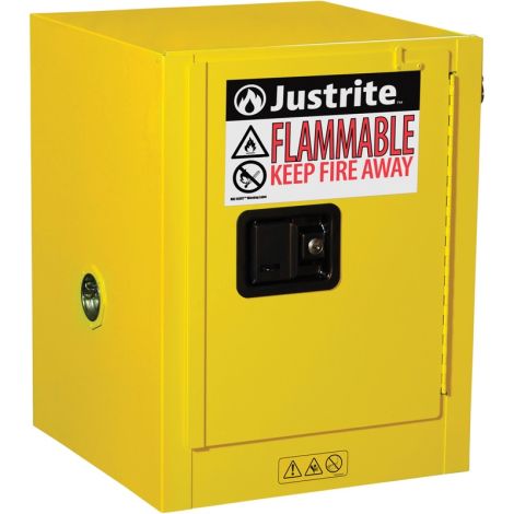 Sure-Grip® EX Countertop Flammable Safety Cabinet, 4 gal. Cap., 1 Door, 17"W x 17"D x 22"H