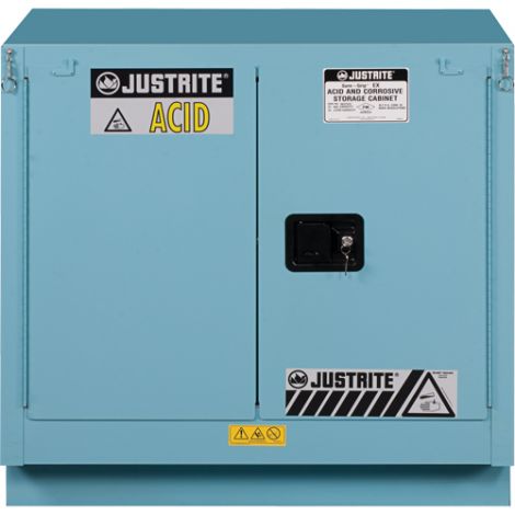 Sure-Grip® Ex Acid/Corrosive Storage Cabinets - Capacity: 22 gal. - Width: 35" - Depth: 22" - Height: 35"