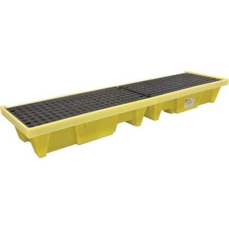 Low-Profile In-line Poly-Spillpallet™ 3000 - With Drain 