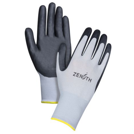 Breathable Lightweight Nitrile Foam Palm Coated Gloves - Size: 2X-Large (11) - Case/Qty: 60 Pairs