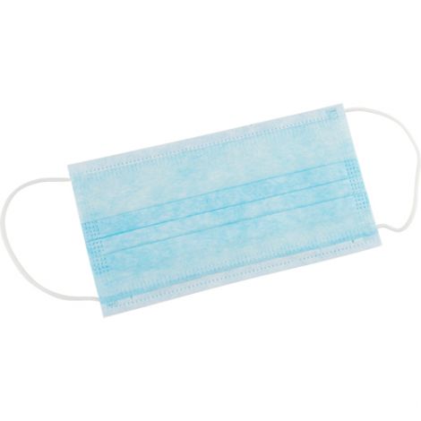 Disposable Face Mask - Medical Device Class: Non-Medical - Colour: Blue - Per Box: 50 - Case/Qty: 12 (600 Masks) 