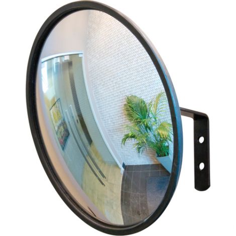 Convex Mirror with Bracket, Indoor/Outdoor, 36" Diameter