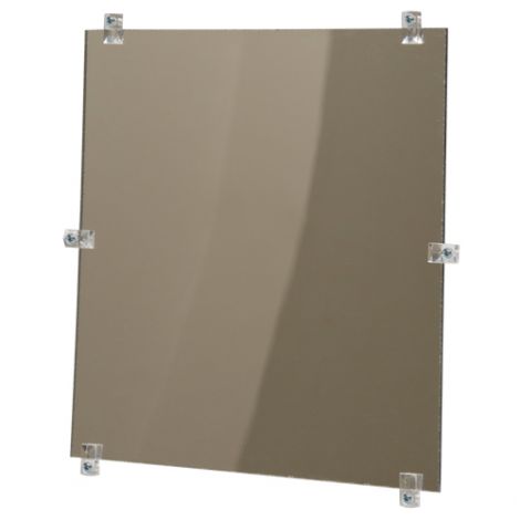 Flat Mirror, 24" H x 30" W, Unframed